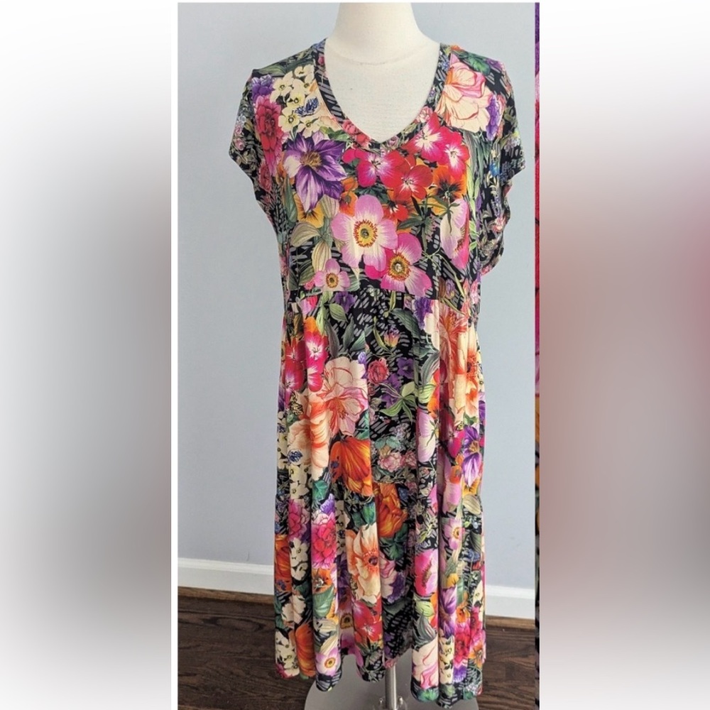 Floral Multicolor Women's dress gorgeous colors